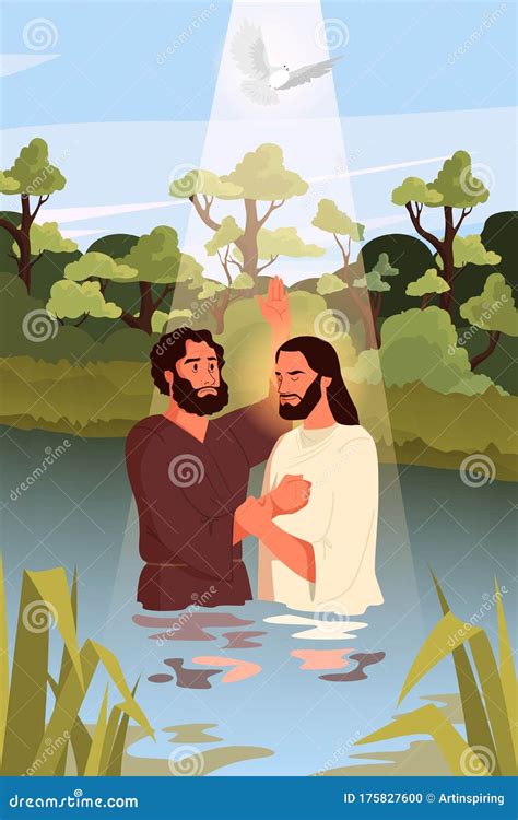 Bible Narratives about the Baptism of Jesus Christ. John the Baptist ...