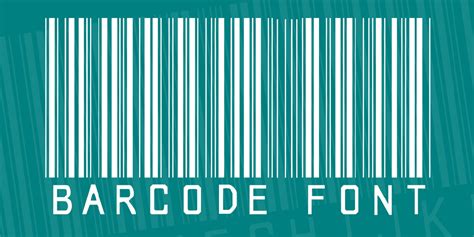 Download barcode font font | fontsme.com