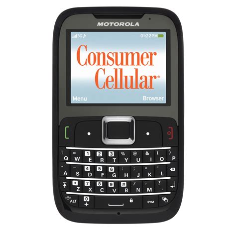 Consumer Cellular EX 430 EX430 Cell Phone w/ QWERTY Keyboard