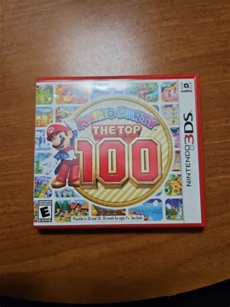 MARIO PARTY: THE Top 100 (Nintendo 3DS, 2017) Teed Complet & Working CIB EUR 18,41 - PicClick FR