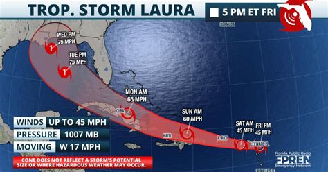 Tropical Storm Laura Moving Through Caribbean | WUSF