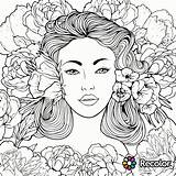 Pretty Woman Coloring Pages Sketch Page sketch template