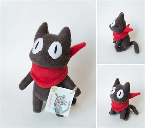 Sakamoto the cat handmade plush toy. Nichijou. | Handmade plushies ...