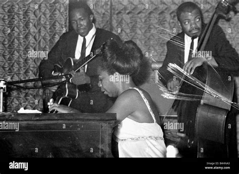 Nina Simone June 1965 Jazz singer Pictured preforming at Annies Club on ...