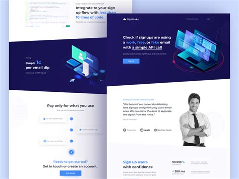 Mockup for landing page by Nastya Maksimenko on Dribbble