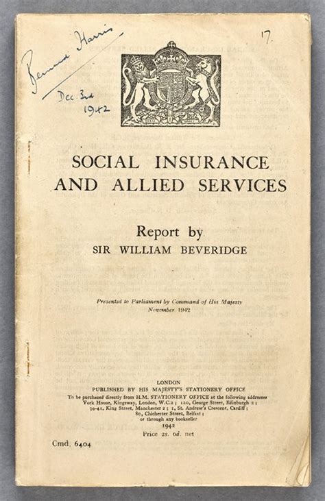 1942 Beveridge Report - UK Parliament