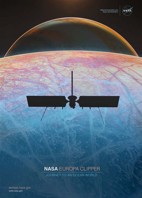 Europa Clipper: Journey to an Ocean World Poster – NASA's Europa Clipper