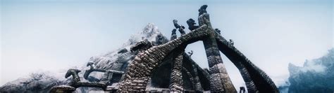 Wallpaper : landscape, snow, winter, ice, The Elder Scrolls V Skyrim, multiple display, spire ...