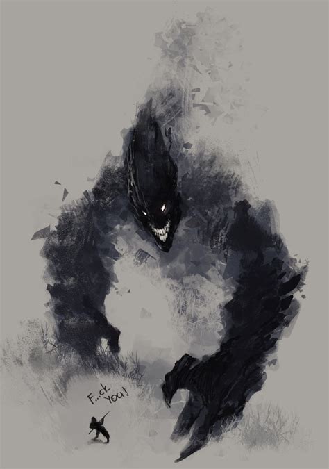 Smyk Vitaliy | Shadow creatures, Shadow monster, Concept art characters