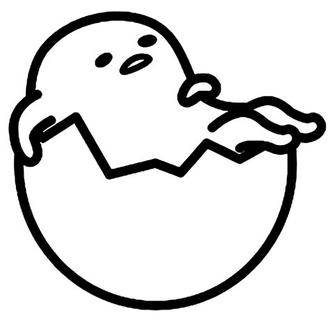 Gudetama Coloring Pages Printable for Free Download