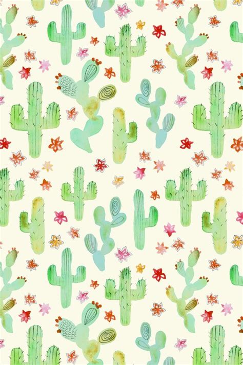 Watercolor Cacti Art Print by Tangerine-Tane | Society6