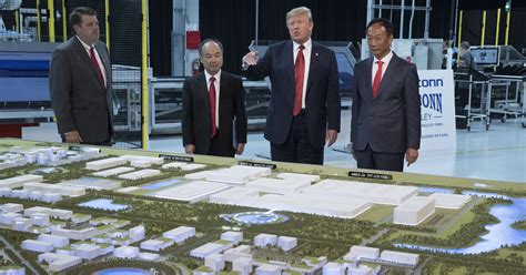 Trump defends tariffs at Foxconn groundbreaking in Wisconsin