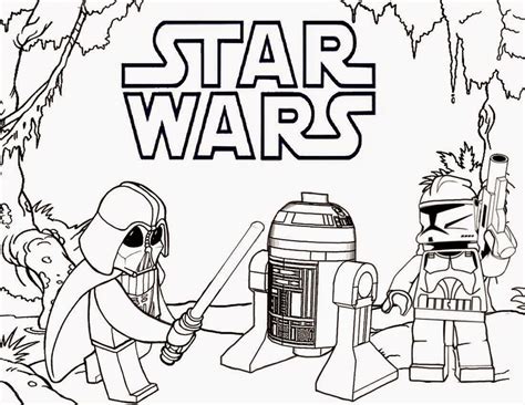 Coloriage Lego Star Wars Coloriage lego star wars imprimer 13