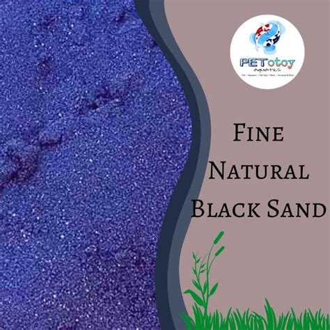 Aquarium Black Sand 1kg | Shopee Philippines