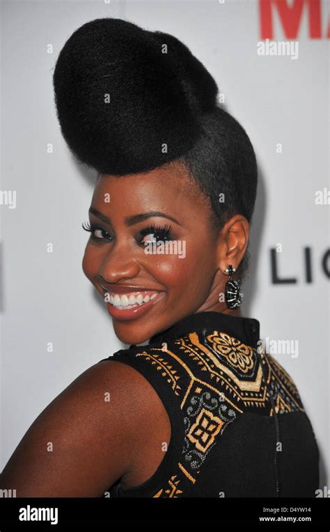 Los Angeles, CA, USA. March 20, 2013. Teyonah Parris at the MAD MEN ...