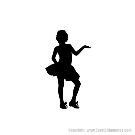 TAP DANCER SILHOUETTE (Tap Dancing Wall Decals) Tap Dancing Wall Decor