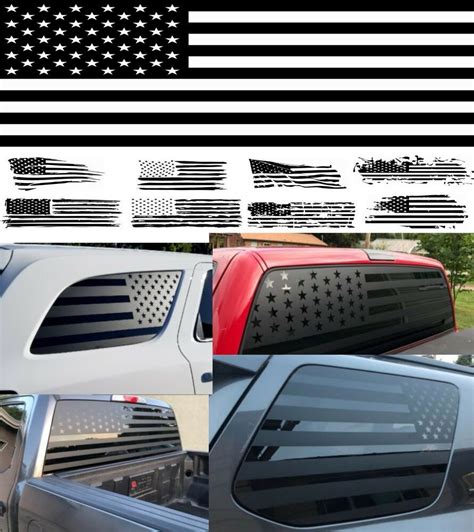 (Sponsored eBay) AMERICAN FLAG for rear Window, Tailgate TRUCK Ford Chevy GMC Jeep Toyota Nissan ...