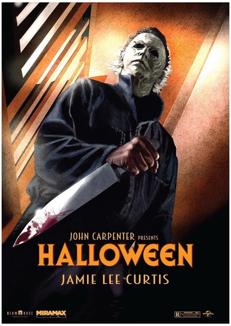 1978 Halloween Movie Poster Print Michael Myers Laurie Strode - Etsy