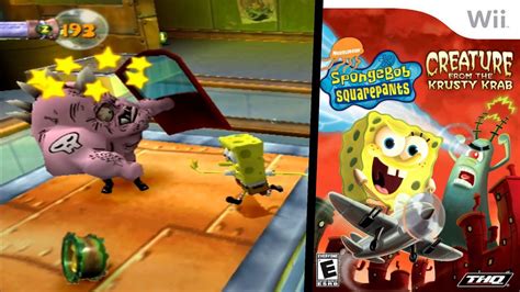 SpongeBob SquarePants: Creature from the Krusty Krab ... (Wii) Gameplay - YouTube