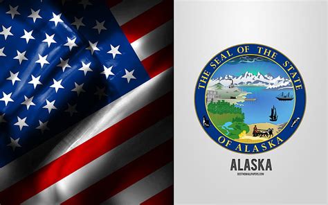 1920x1080px, 1080P free download | Seal of Alaska, USA Flag, Alaska emblem, Alaska coat of arms ...