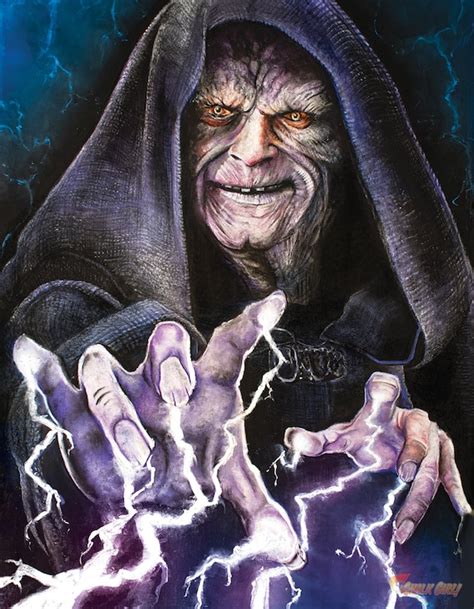 Emperor Palpatine Art Print Star Wars Room Decor the Dark | Etsy Australia