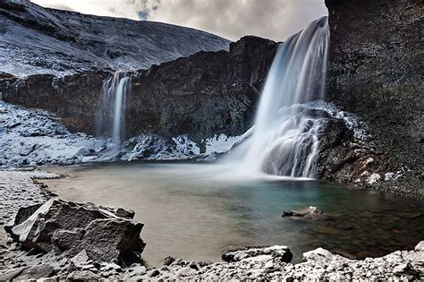 Winter waterfalls in Iceland | Iceland waterfalls, Waterfall, Photo tour