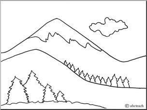 Landforms Drawing at PaintingValley.com | Explore collection of ...