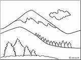 Coloring Page Landforms – Island Abcteach sketch template