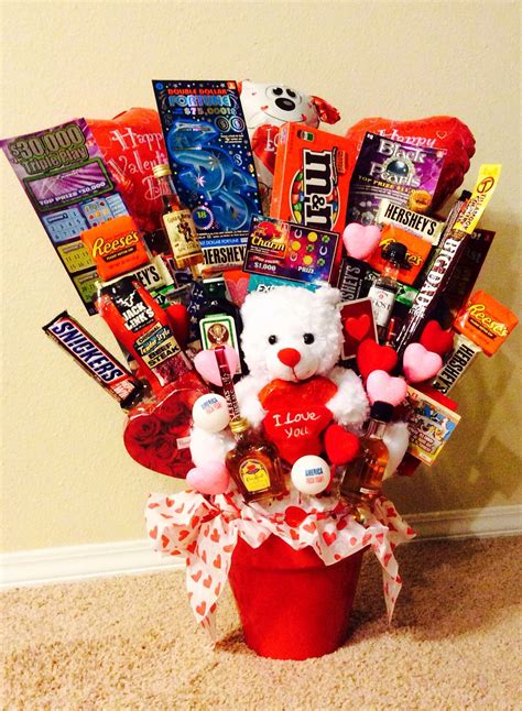 homemade valentine s day t basket ideas for him #basket #DAY #Homemade ...