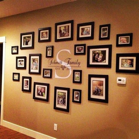 Ideas Family Photo Wall Layouts