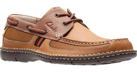 Clarks Rubber Waterloo Boat Shoe in Tan Nubuck (Brown) for Men - Lyst