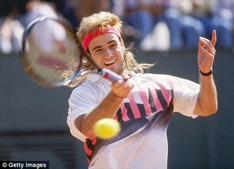 Going, Going, Gone! Outing Bald Celebrities: Andre Agassi Admits Wig ...