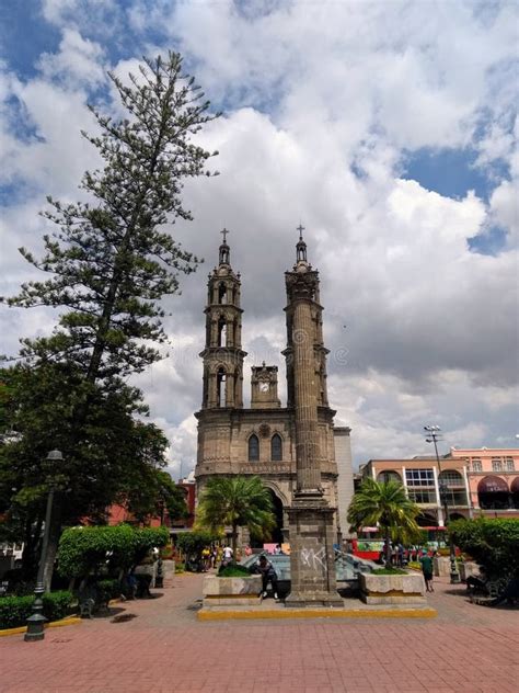 Cathedral in Tepic, Mexico stock image. Image of tourism - 153991351