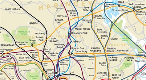 Piccadilly Line Route Map