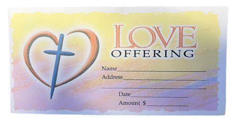 Offering Envelopes - Love Offering | Church Partner