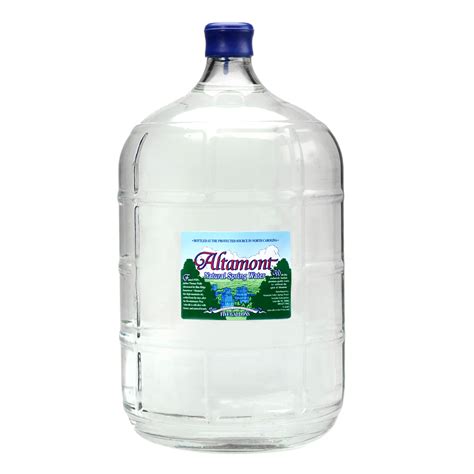 Altamont Natural Mountain Spring Water 5 Gallon Glass Bottle - Mountain Valley Spring Water of ...