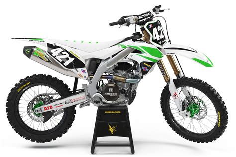 Kawasaki TONUS Graphics Kit White – OMXGraphics