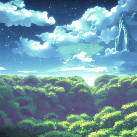 Makoto Shinkai's Anime Key Visual Background Pattern · Creative Fabrica