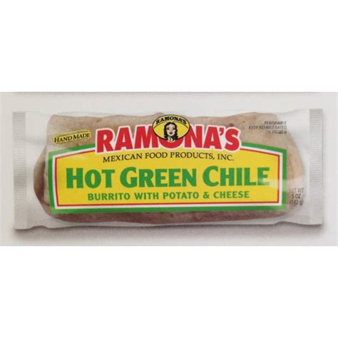 Ramona's Burritos, Hot Green Chile (12 each) Delivery or Pickup Near Me - Instacart