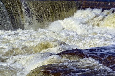 Whitewater Rapids with White Caps Stock Photo - Image of water, rough ...