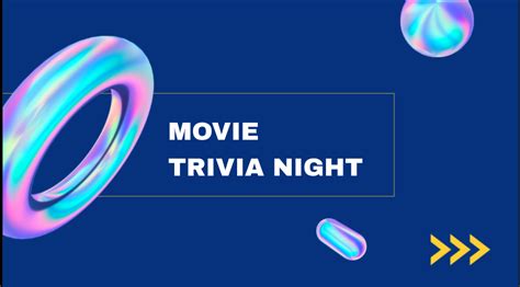 Movie Trivia Night - Slidesgo templates