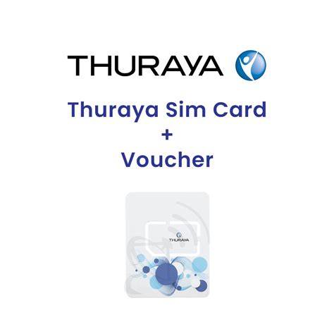 Thuraya Prepaid Sim Card + Voucher - Price - Sattrans