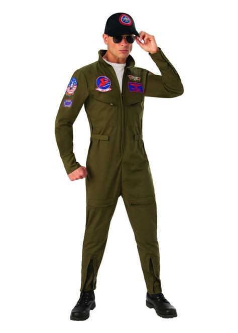 Top Gun Mens Fighter Pilot Costume - Cosplay Costumes