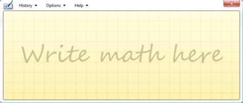 Math Input Panel - BetaWiki