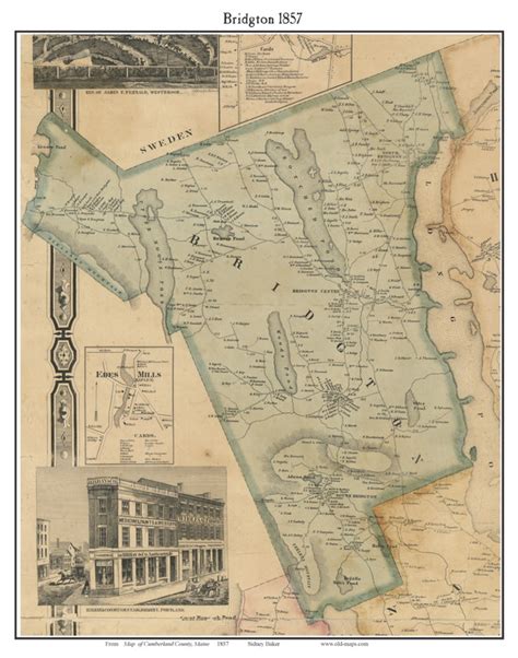 Cumberland County, ME -Single Map Reprints