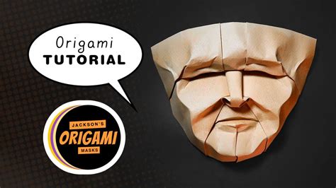 Origami Mask Tutorial - Mask 05 by Fynn Jackson - YouTube