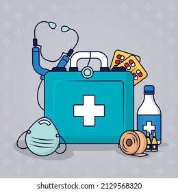 First Aid Box Tools Illustration Stock Vector (Royalty Free) 2129568320 | Shutterstock