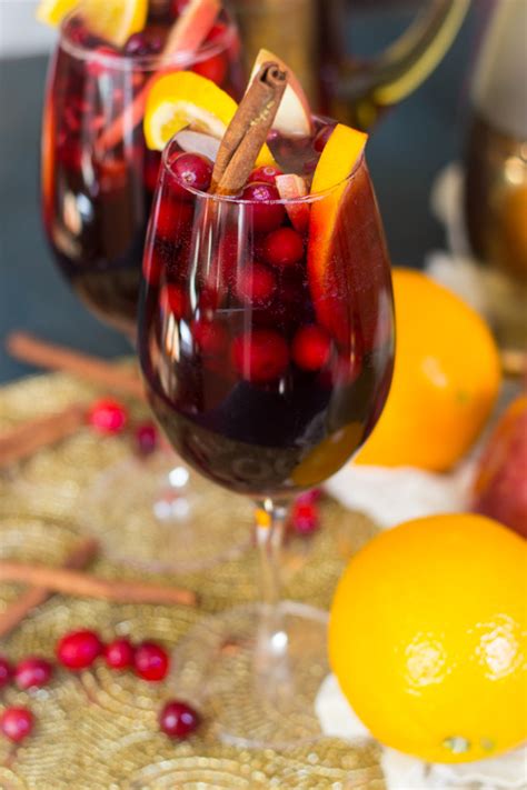 Cranberry-Pomegranate Sangria