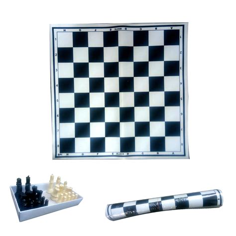 Buy Good Quality 18 Vinyl Foldable ChessMat with Free Chess Coins - Chess Mat Online @ ₹400 from ...