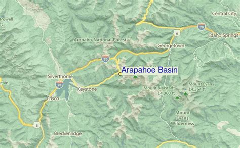 Arapahoe Basin Ski Resort Guide, Location Map & Arapahoe Basin ski holiday accommodation